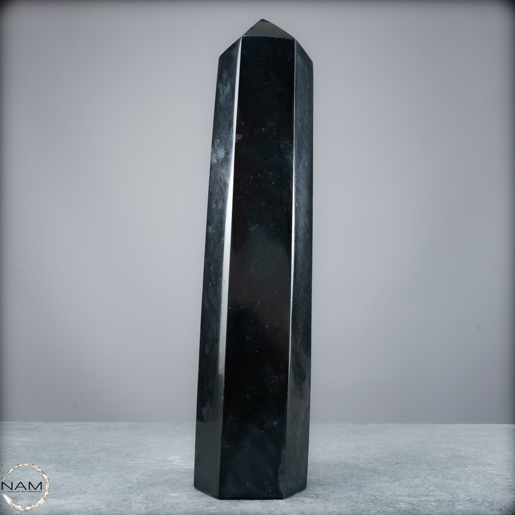 Luonnollinen musta turmaliini Obeliski- 1027.85 g #3.2