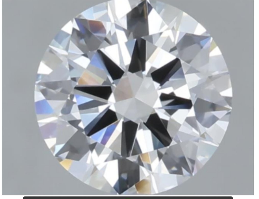 1 pcs Gyémánt (Természetes) - 1.01 ct - Kerek - D (színtelen) - IF - Amerikai Gemmológiai Intézet (GIA) #1.0