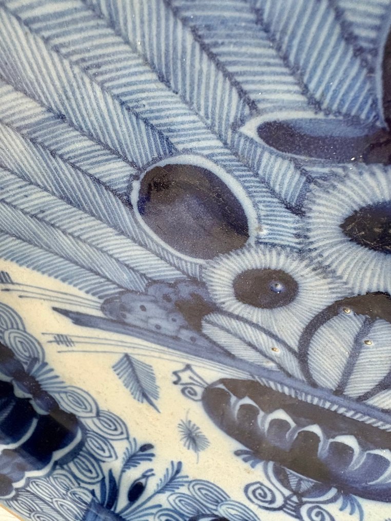 BP (De Vergulde Blompot) - 墙板 - 陶瓷 - 1790-1820 - 35厘米 #2.1