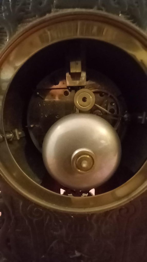 Pendule de cheminée - Laiton - 1920-1930, 1940-1950 #1.0