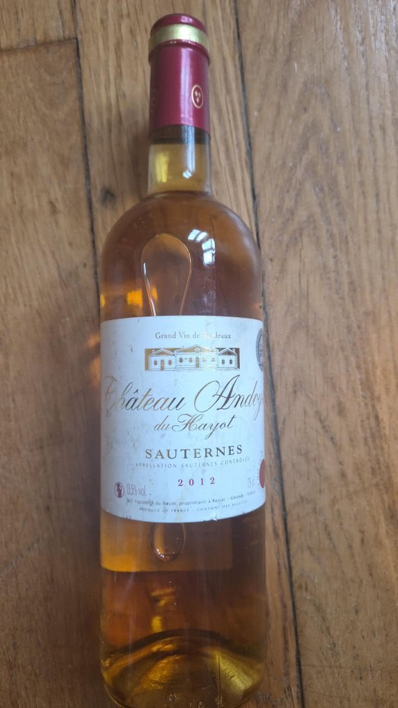 2012 Château Andoyse du Hayot, 2012 Tour du Roc, 2015 Le Pré aux Clercs - Sauternes, Bergerac, Loire - 3 Flasker (0,75 L) #1.0