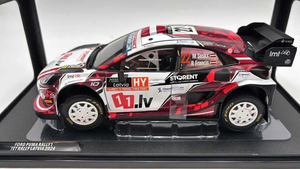 Solido 1:18 - Model car - Ford Puma Rally1 Sesks/Francis test rally Latvia 2024 - (cod.E8) #1.0