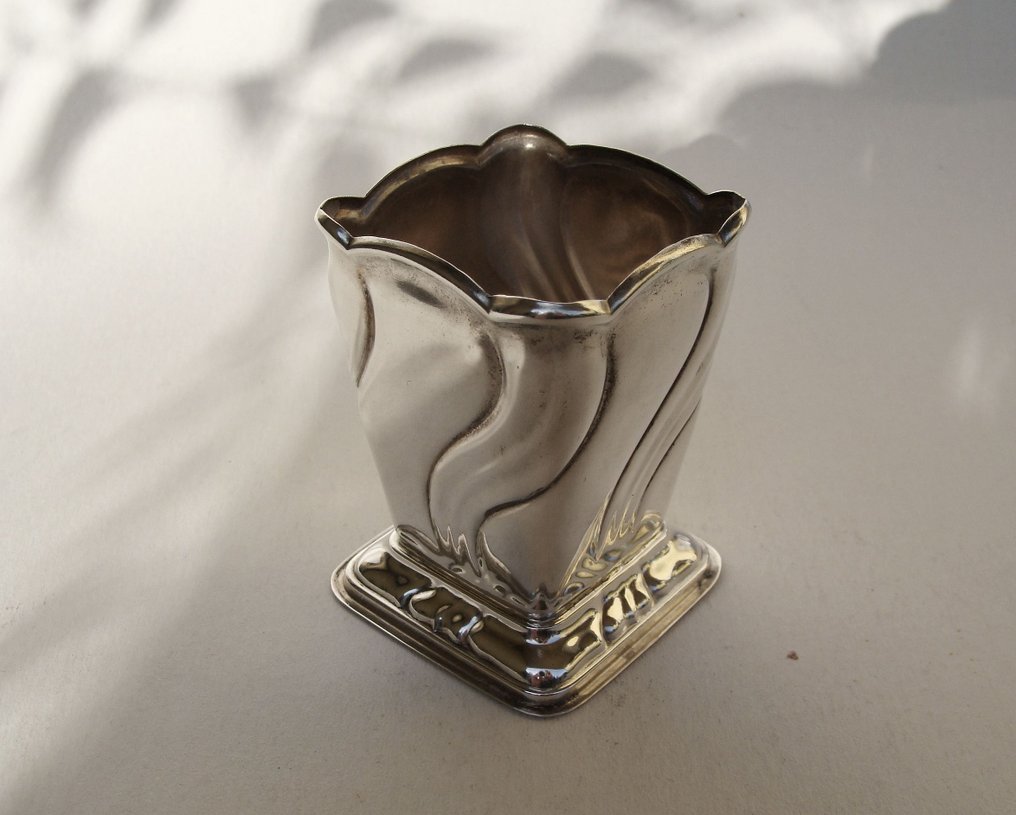 Hand-hammered silver - 鉛筆盒 - Gottlieb Kurz，施韦本施米特 #2.1