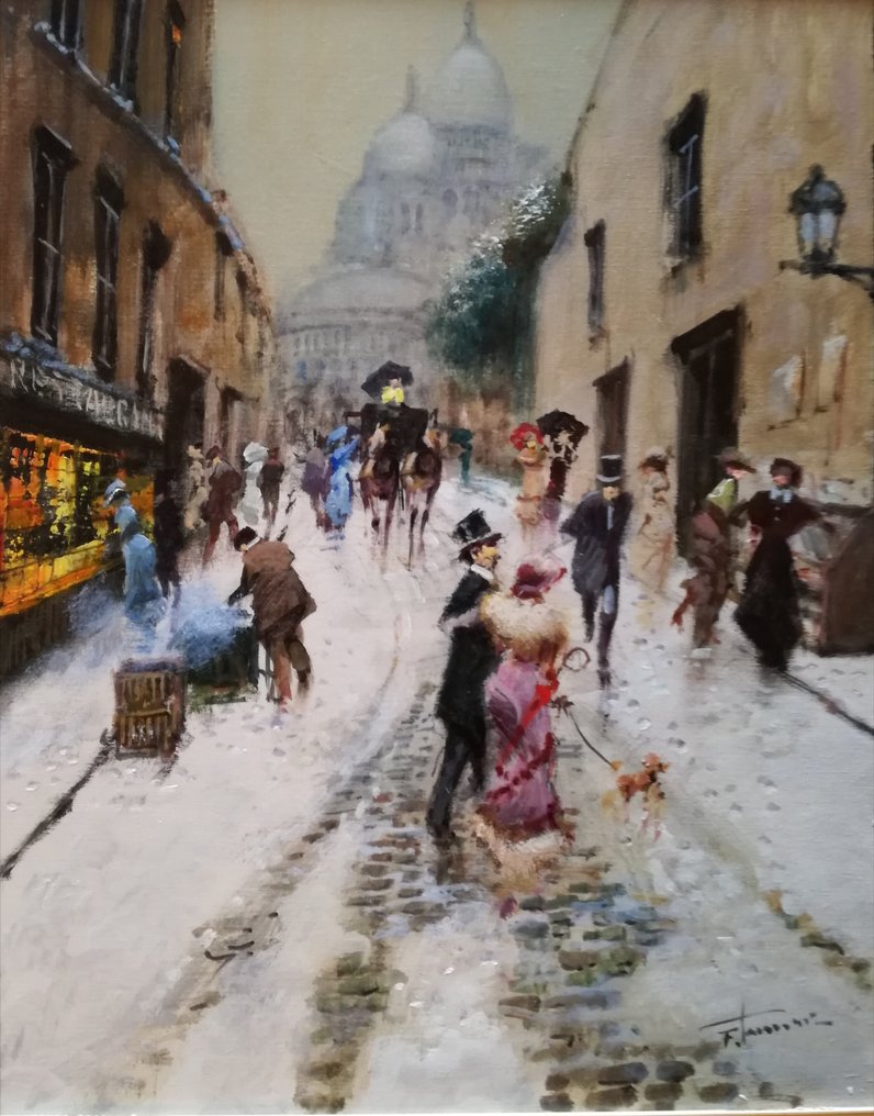 Francesco Tammaro (1939) - Neve sul sacro cuore (Parigi) #1.0