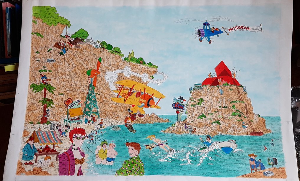 Coolen, Peter - 1 Original colour drawing - Eppo - (geen) - 1982 #1.0