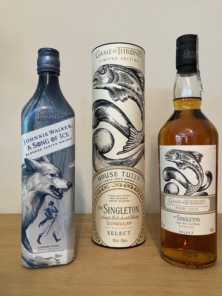 Singleton of Glendullan Select + Johnnie Walker A Song of Ice Game of Thrones  - 700ml - 2 bottiglie #1.0