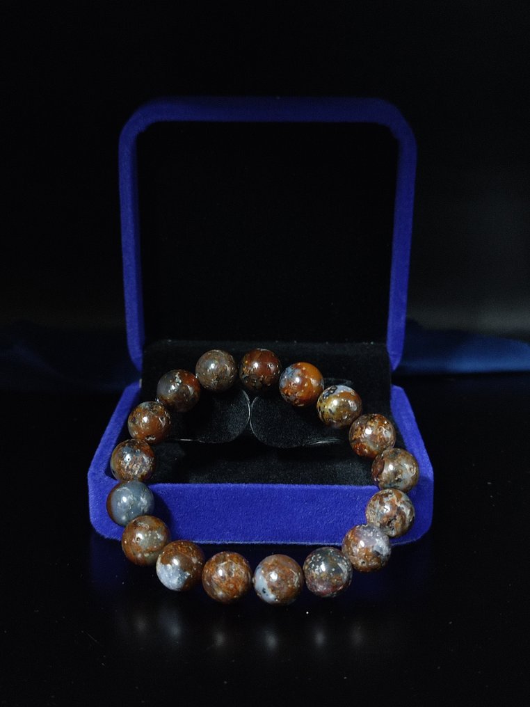 Όμορφο και σπάνιο βραχιόλι Pietersite σε δωροθήκη, δωρεάν αποστολή - Βραχιόλι #1.0