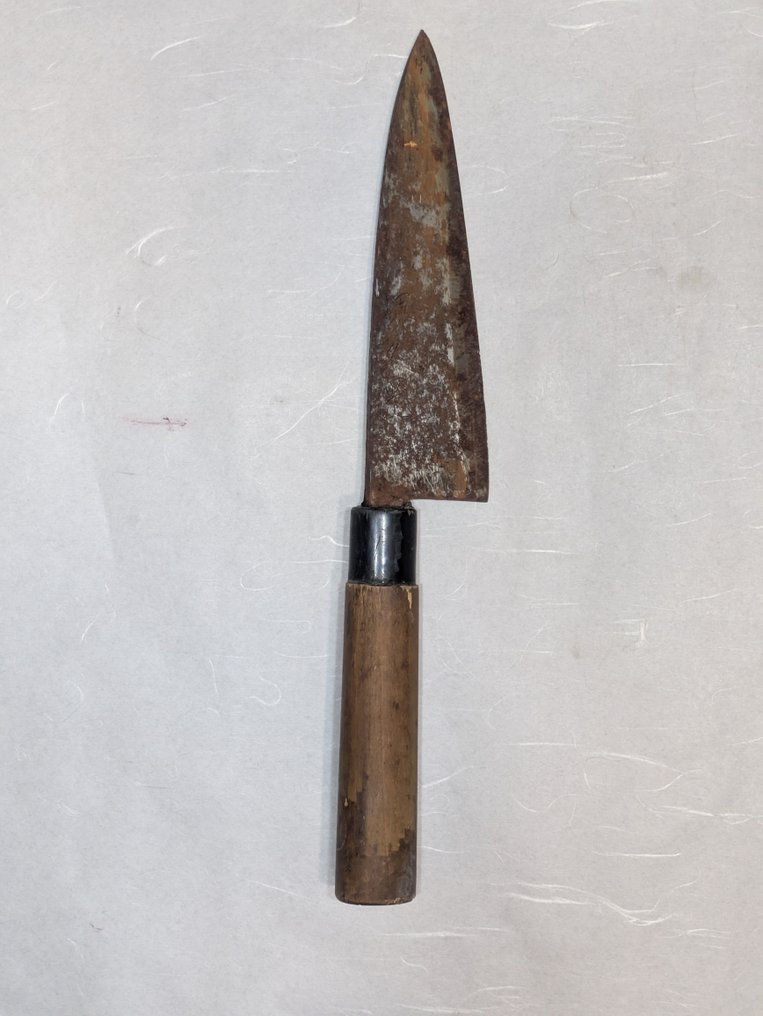 廚刀 - 鐵, 鋼, 木 - 日本 - 传统的和出刃包丁 堺久光/又平/紀宣/炭一道場 #3.2