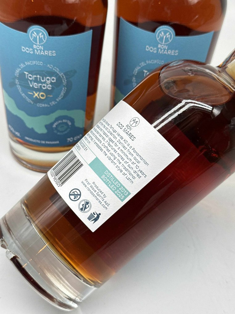 Dos Mares 2013 - Tortuga Verde XO - b. 2025 - 70cl - 3 bottiglie #2.1