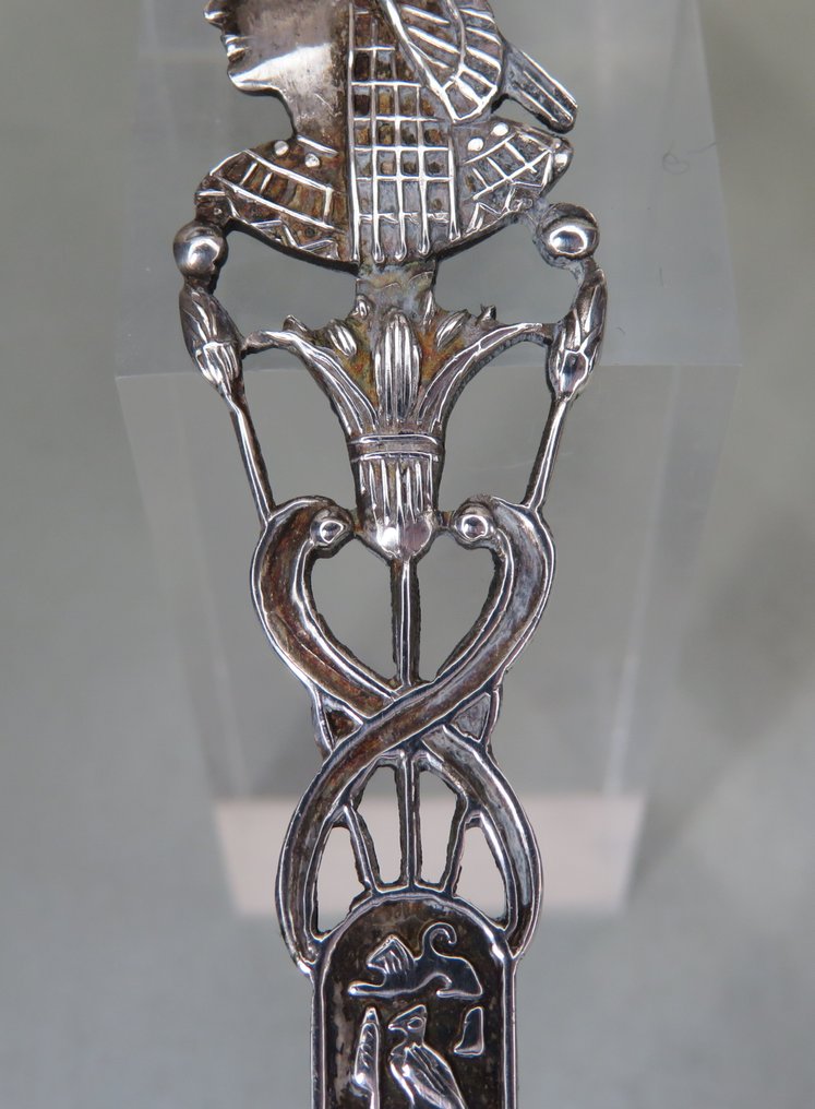 Brievenopeners : Cleopatra & Nevertiti - Paper knife  (2) - Silver #4.3