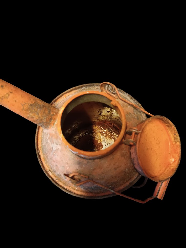 Petrol pump (1) - Shell - Ancien vieux bidon d'huile shell - 1930-1940 #4.3