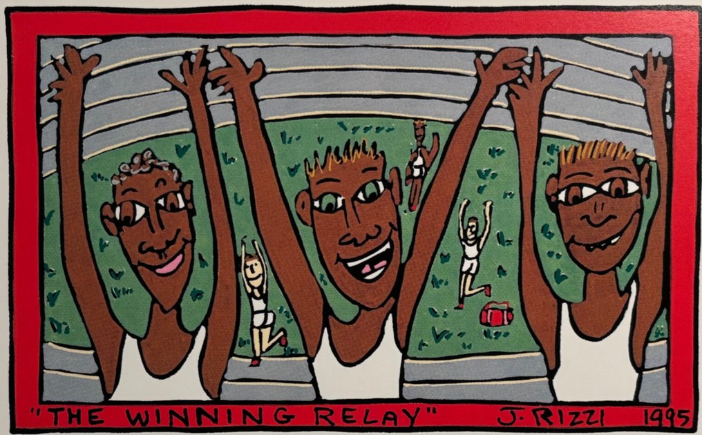 James Rizzi (1950-2011) - The winning relay #1.0