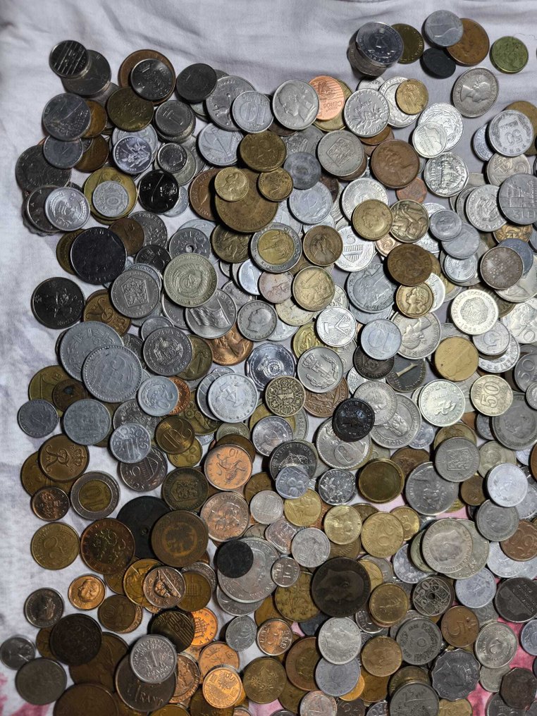 Verden. Sammlung von ca. 8,9–9,0 kg Münzen  (Ingen mindstepris) #1.0