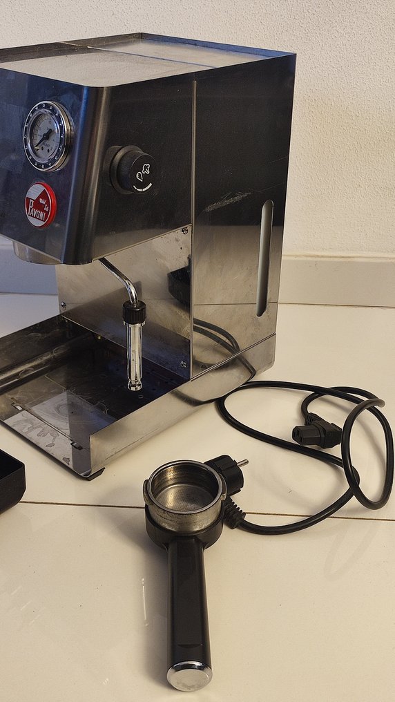 La Pavoni - Kahvinkeitin -  La Pavoni CASABAR -tyypin BRPT kahvikone kotikäyttöön ammattimainen, huollettu. - Teräs, Messinki #2.1