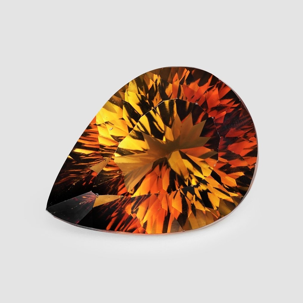 Sans Prix de Réserve - 1 pcs Orange, Jaune Topaze - 27.11 ct - International Colored Gemstone Association (ICA GemLab) - Champion Topaz #1.0