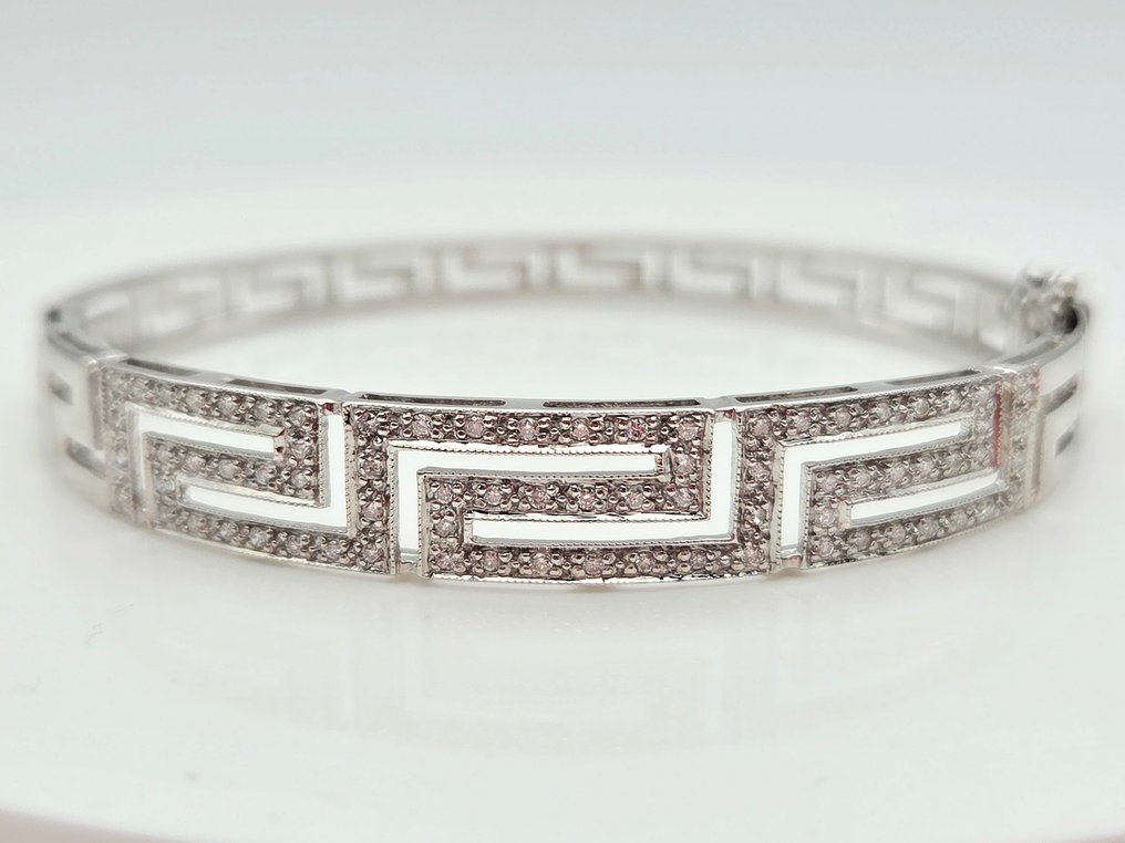 Βραχιόλι - 18 καράτια Λευκός χρυσός - 0.75ct. tw. Διαμάντι (Φυσικό) #1.0