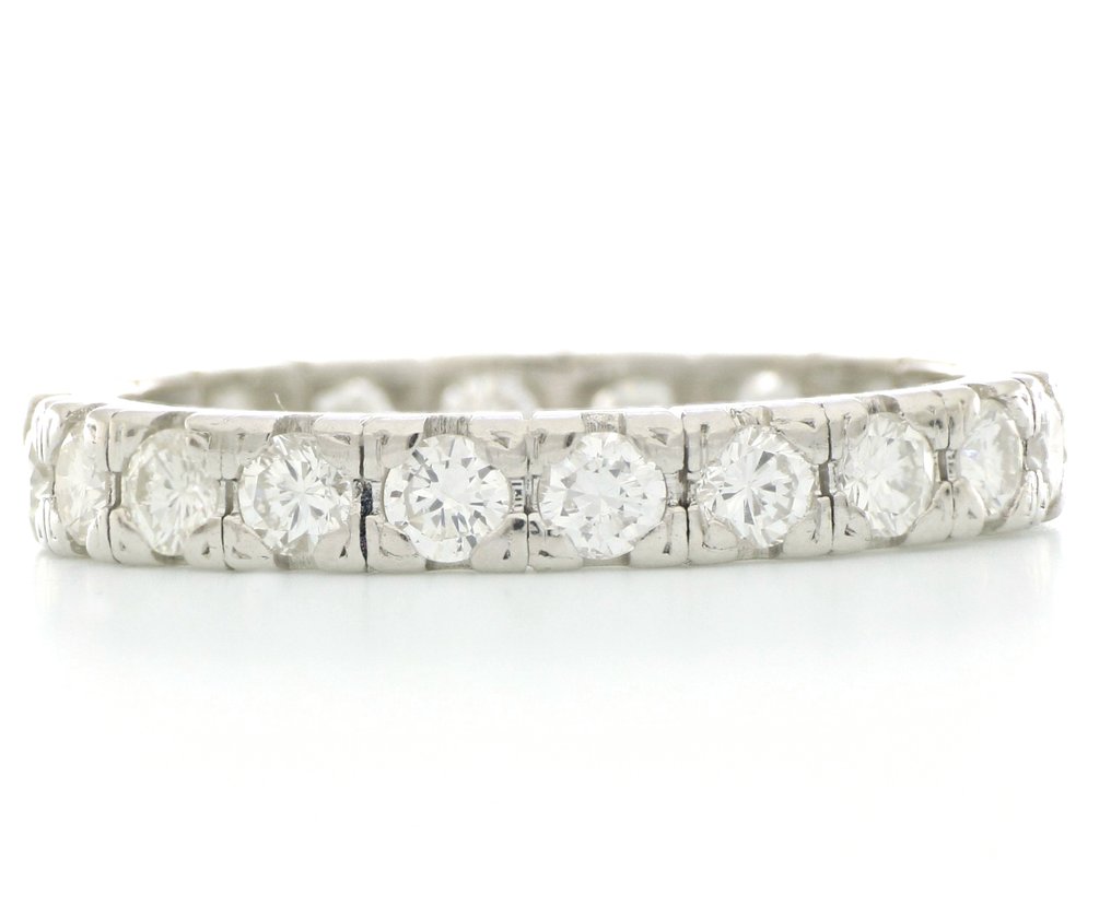 沒有保留價 - 戒指 - 18 克拉 白金 -  2.50ct. tw. 鉆石 (天然)  #1.0