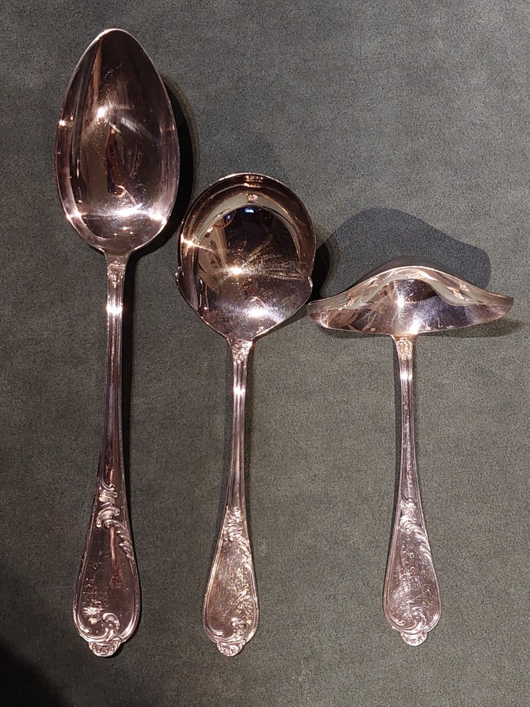 Vassoio di portata per verdure (9) - Placcato argento - Collezione di pezzi di posate #3.2