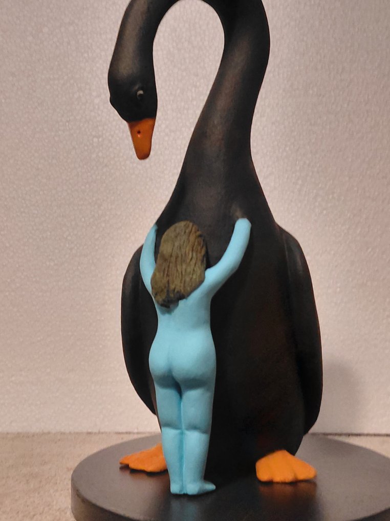 雕刻, Leda en de zwaan - 34 cm - 混合技术 #2.1