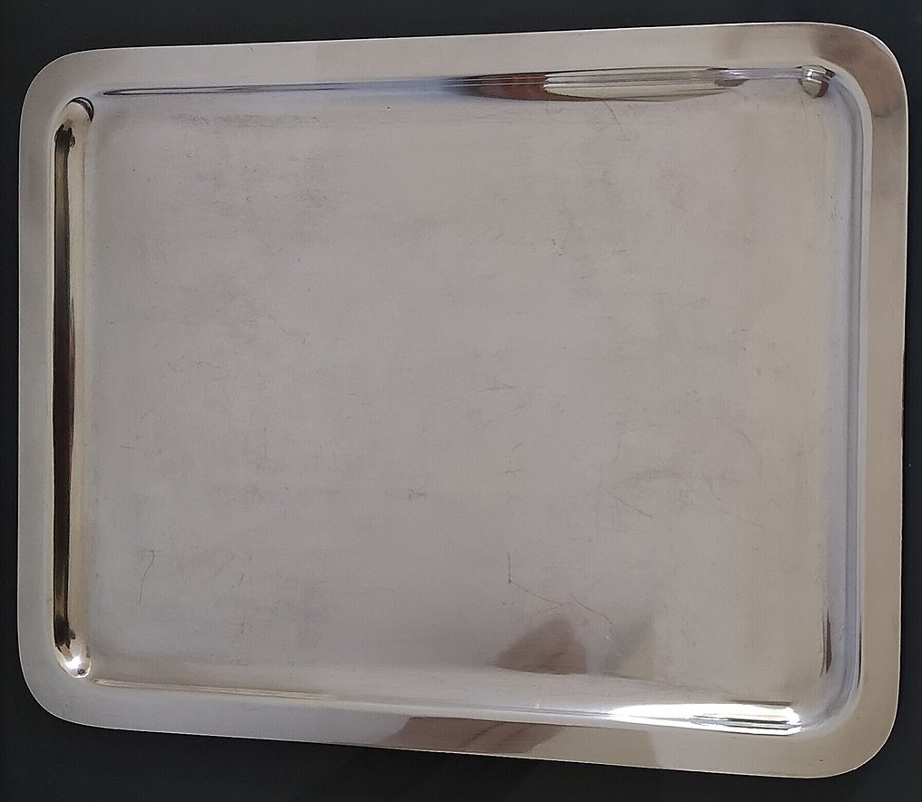 Gallia - Luc Lanel - Serving tray - silver metal #4.3