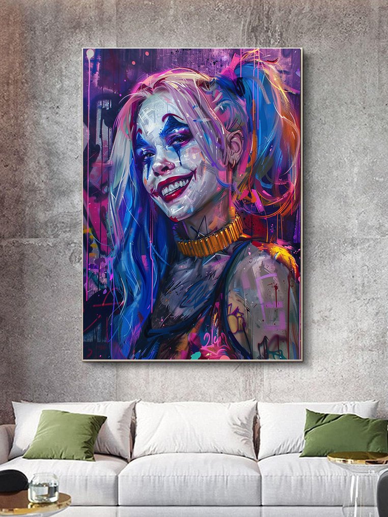 Shayer - Harley Quinn: Queen of Chaos - XL - 60x80cm - !! 1/1 !! #1.0