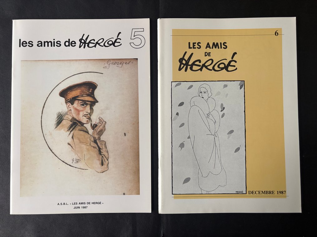 Tintin Numéro 5 et 6 - Revue les Amis de Hergé numéro 5 et 6 - 2 Album - First edition - 1987 #1.0
