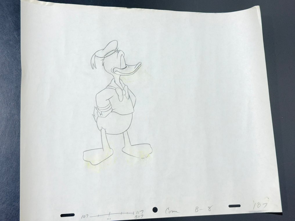 (Walt Disney, c. 1970s) - 1 Original-Animationszeichnung von Donald Duck #2.1