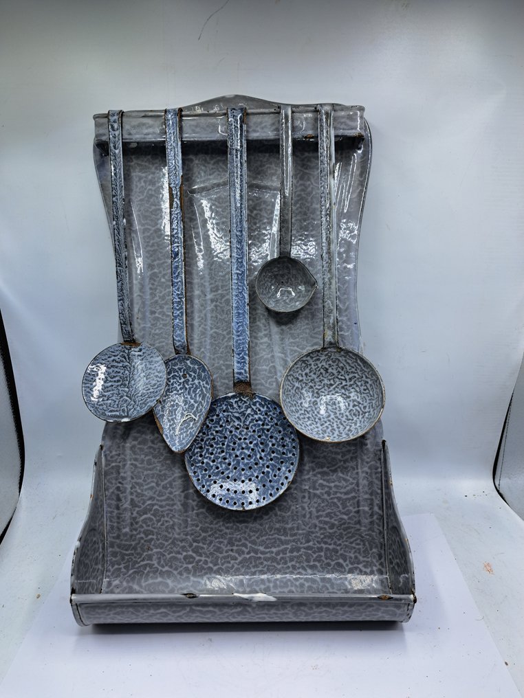 Στήλη επιτοίχιων ραφιών (6) - Σμάλτο - Ράφι κουζίνας-κουταλοθήκη #1.0