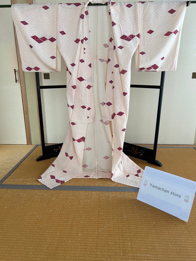 Kimono vecchio giapponese unico nel suo genere - Cotone - Giappone - Periodo Heisei (1989-presente) #1.0