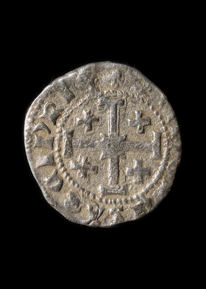 Medieval, Crusaders Era Billon Hammered Coin  (No reserve price) #2.1