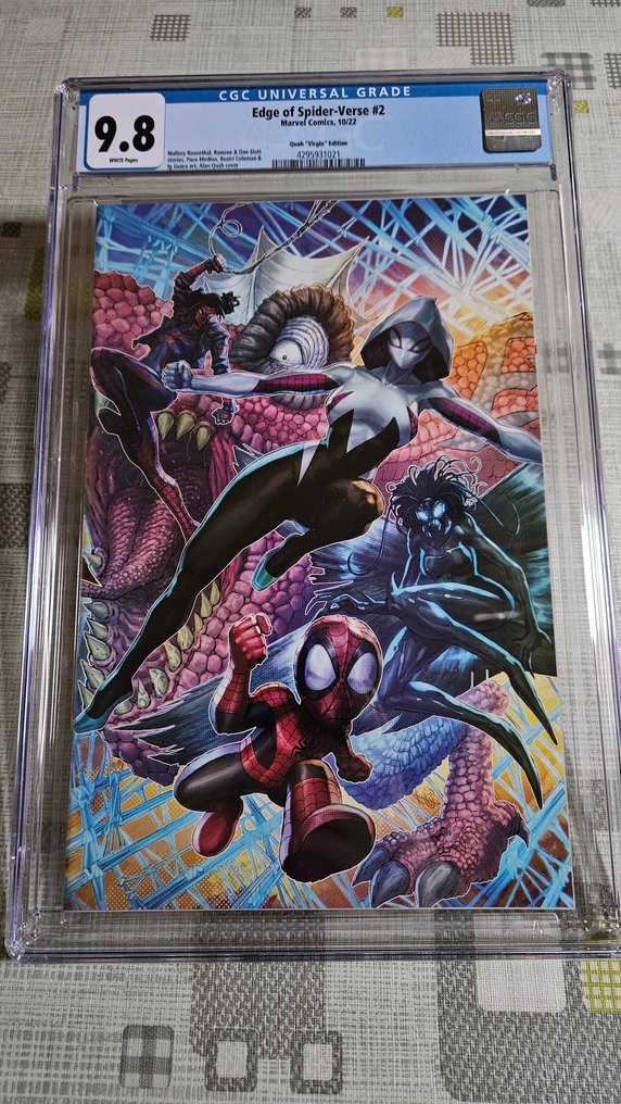 Edge of Spider-Verse #2 - Limited Run - 1 Graded comic - CGC 9,8 #1.0