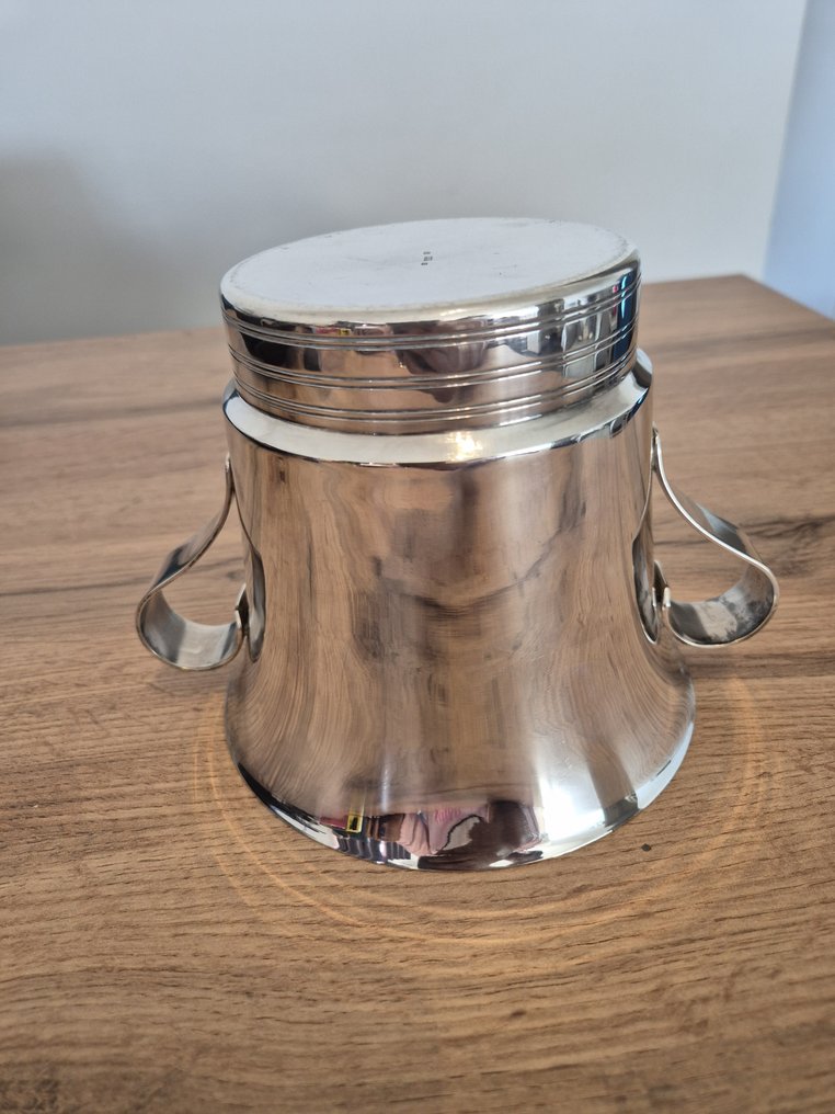 Secchiello per il ghiaccio - Placcato argento - Portabottiglie #3.2