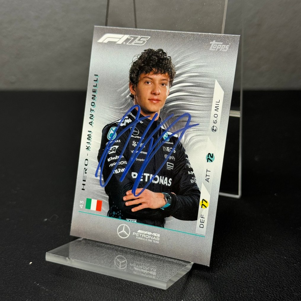 梅 赛 德 斯 - Topps Hero 43 Signed - Andrea Kimi Antonelli - 2025 - 交易卡片 #2.1