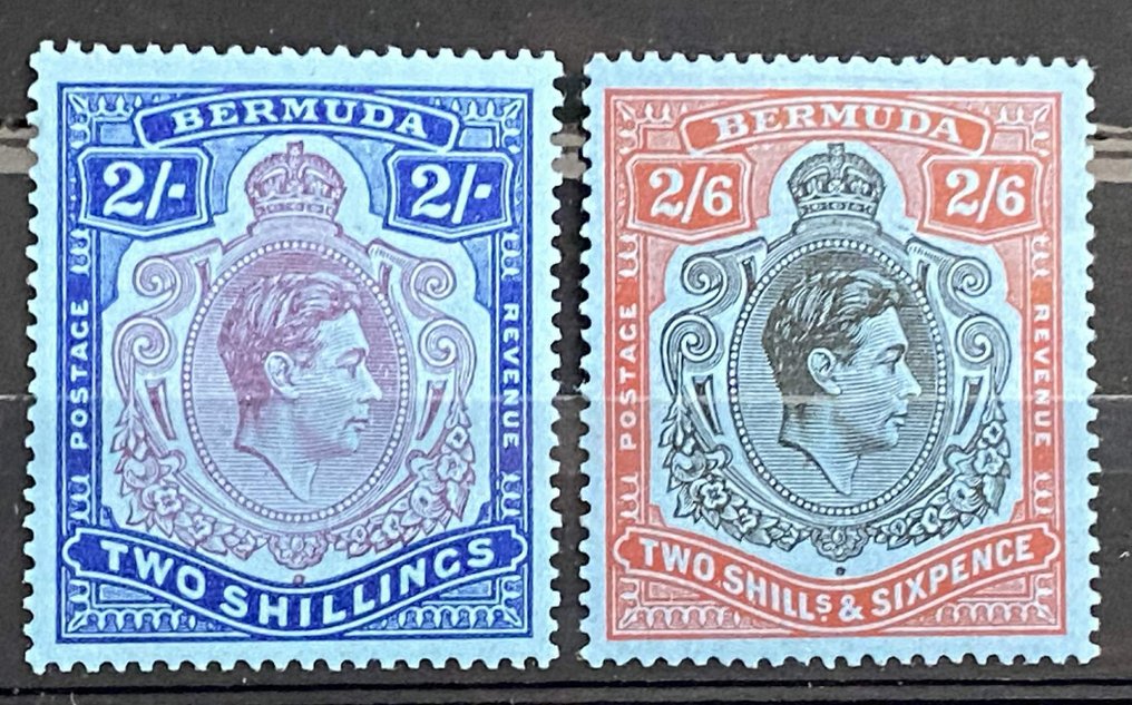 Bermuda 1938 - KGVI 2S snd 2.6S MH Unchecked SG 2024 #1.0