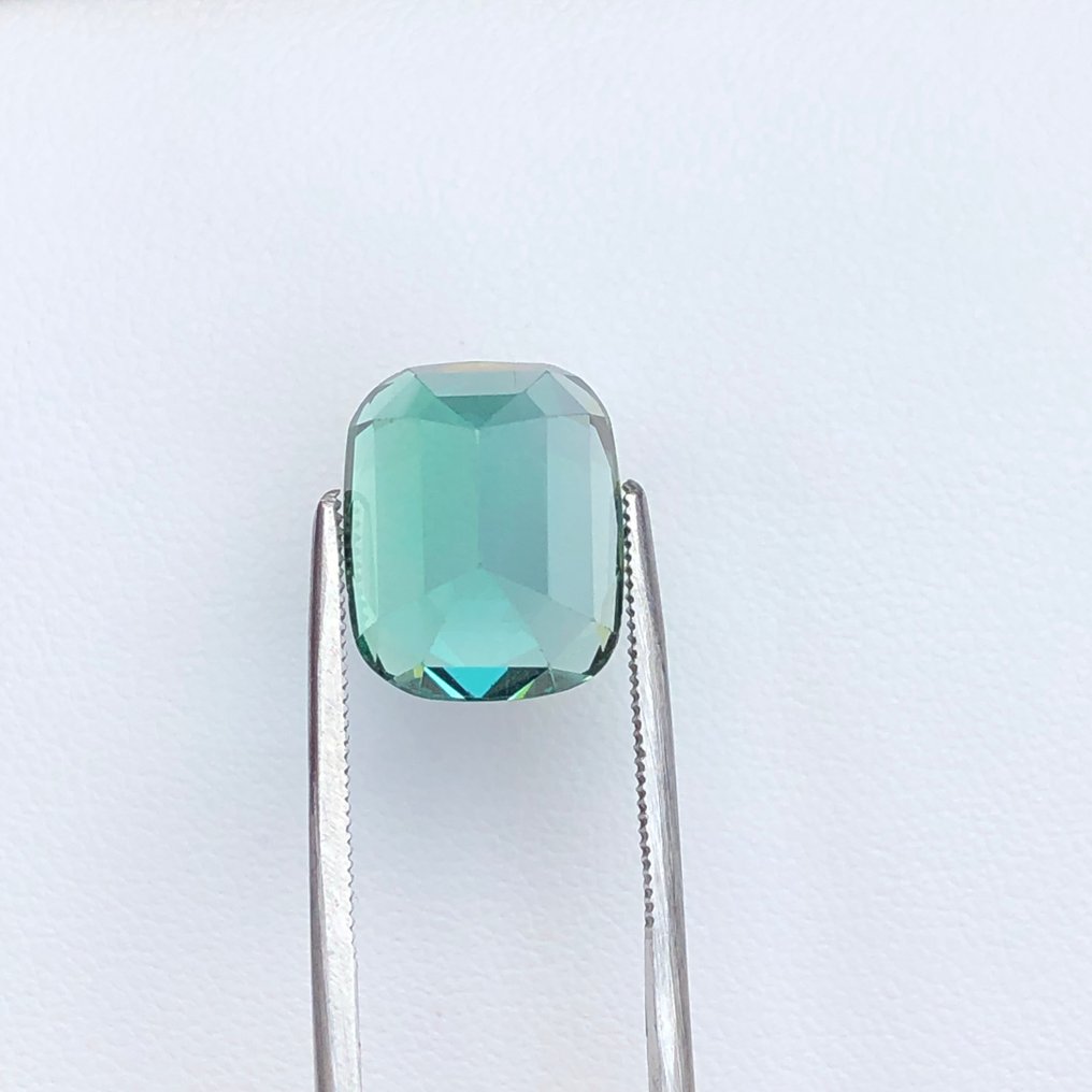 Fără preț de rezervă - 1 pcs  Verde, Albastru Hiddenite, Kunzite, Spodumene  - 11.30 ct - IGI (Institutul gemologic internațional) #3.2