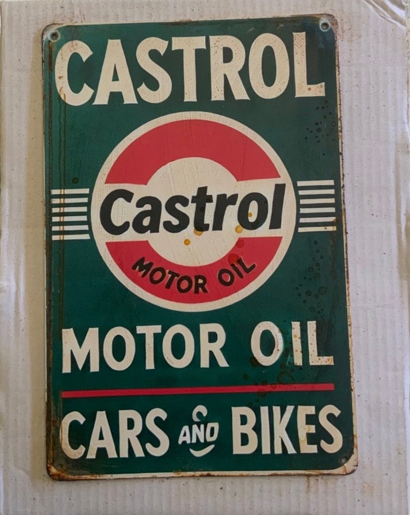 Targa Castrol - Διαφημιστική πινακίδα - Λαμαρίνα #1.0