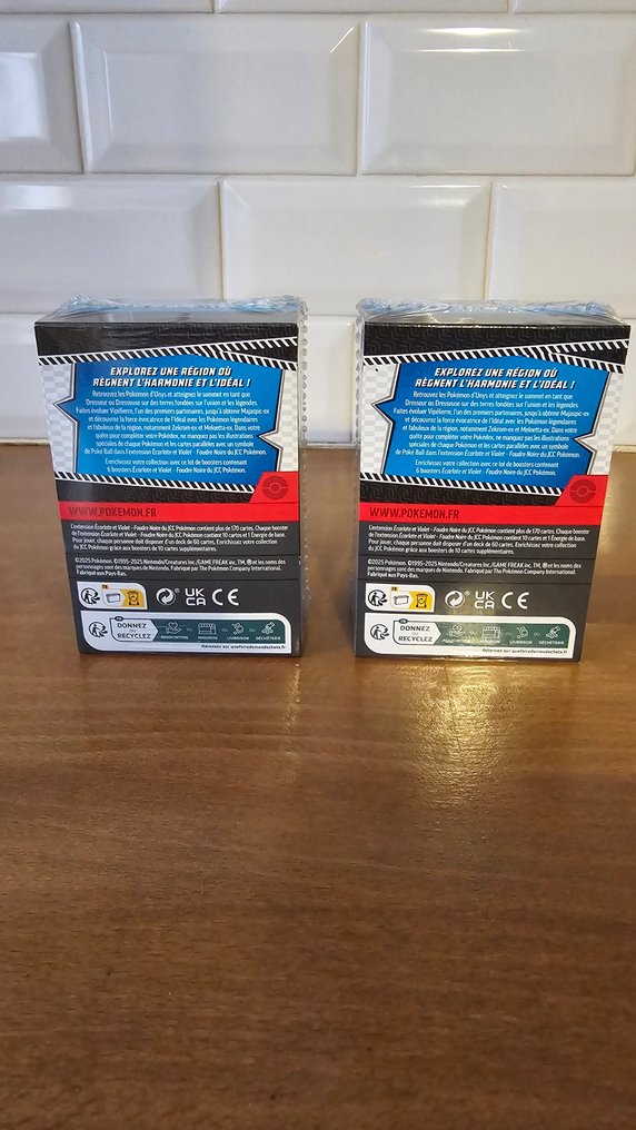 Pokémon - 2 Booster box - Foudre Noire #2.1
