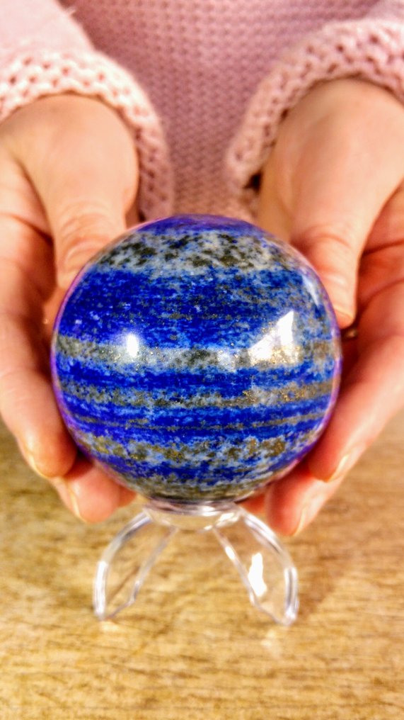 Blue Lapis Lazuli Sfera - Altezza: 65 mm - Larghezza: 65 mm- 472 g #1.0