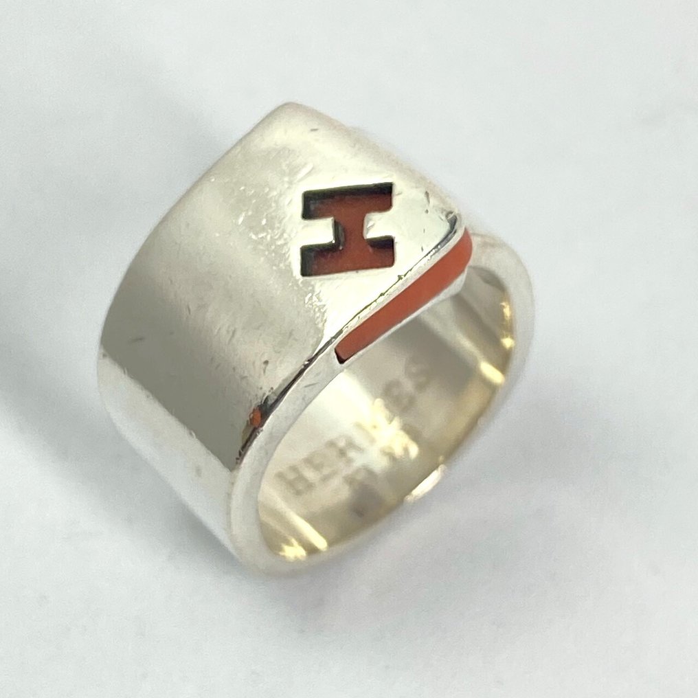 Hermès - Ασημί, Ρητίνη - Δαχτυλίδι - Δαχτυλίδι γλυκίσματος #1.0