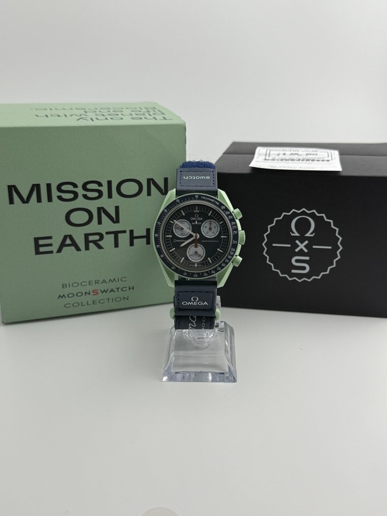 Omega x Swatch - MoonSwatch - Mission on Earth - Ei pohjahintaa - S033G100 - Unisex - 2022 #3.2