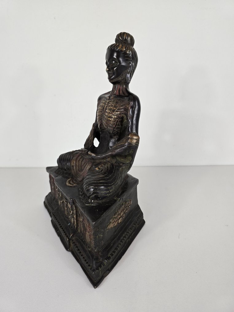 Skulptur, Shakyamuni Boeddha (Siddhartha Gautama) - 26.6 cm - Bronze #2.1