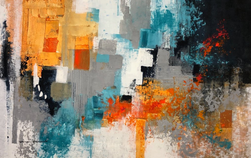 Dam Domido - Back to fun colors - 150 x 95 cm - No reserve price #2.1