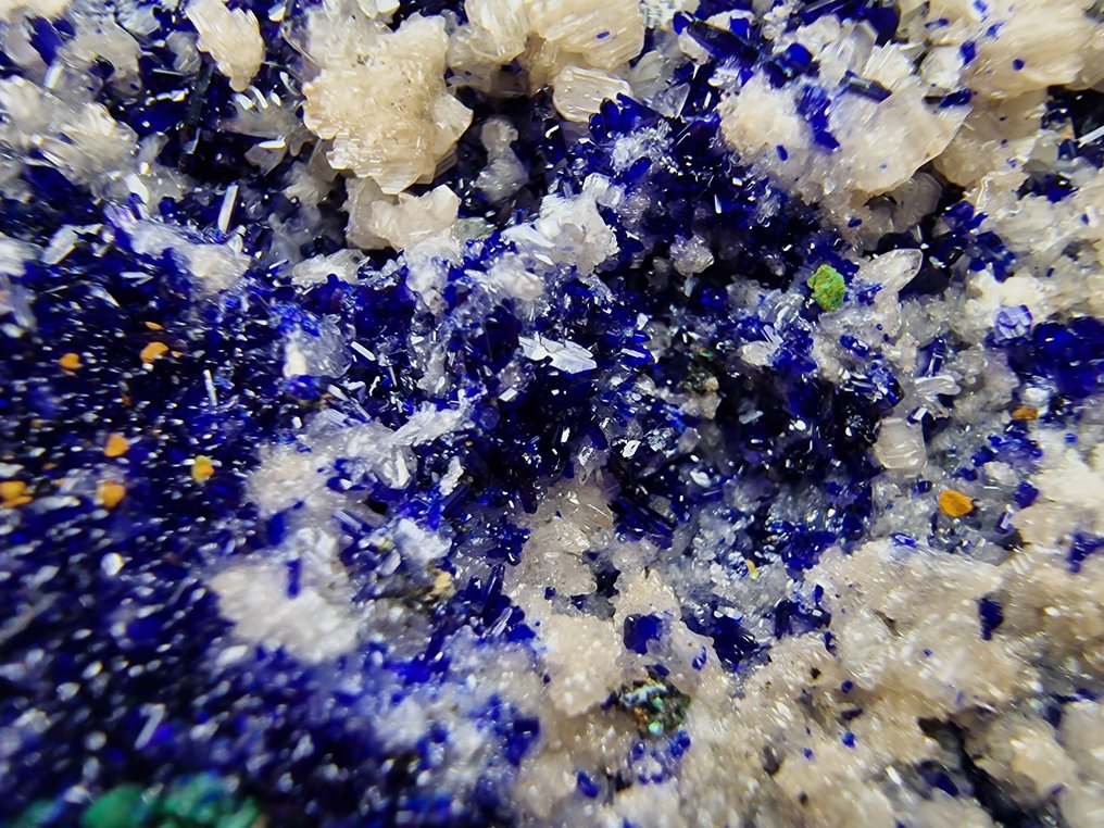 Azurit Elektrificerende blå - Højde: 100 mm - Bredde: 75 mm- 450 g - (1) #3.2