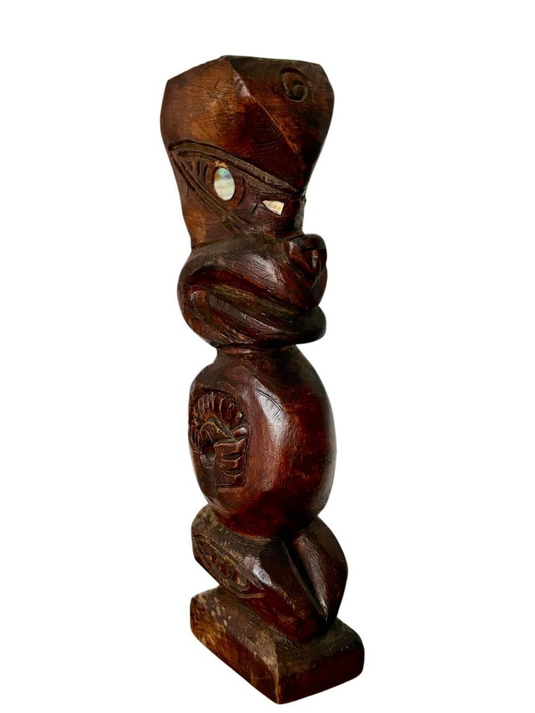 Moana Tiki雕像 - Abalone - Tiki - 新西蘭  (沒有保留價) #4.3