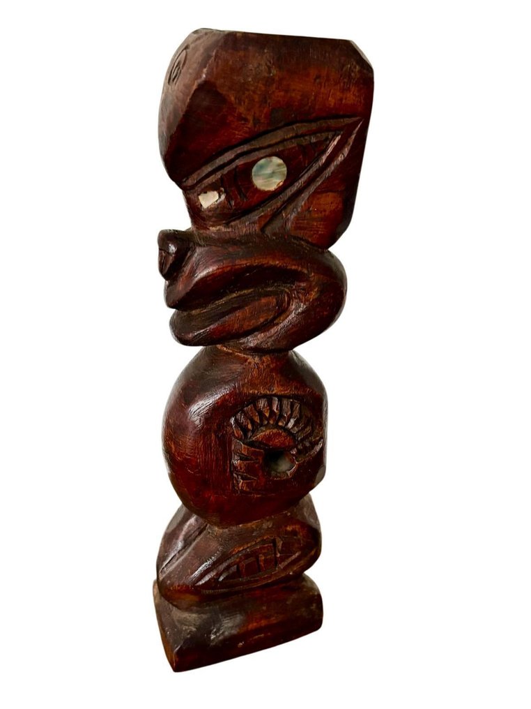 Moana Tiki雕像 - Abalone - Tiki - 新西蘭  (沒有保留價) #1.0