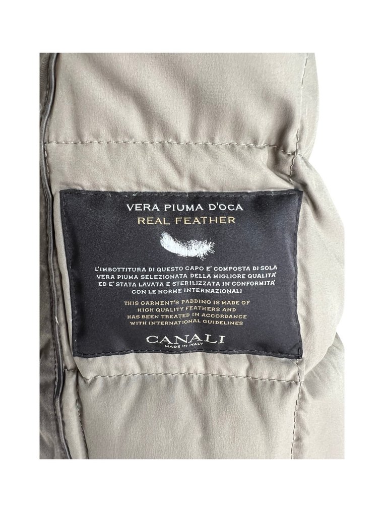 Canali Goose Down Bontkraag - 56 - Casaco com enchimento #3.2