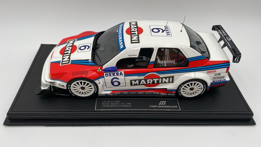 Top Marques 1:18 - Modellino di auto - Alfa Romeo 155 V6 TI N.6 Nannini ITC 1996 - (cod.E16) #2.1
