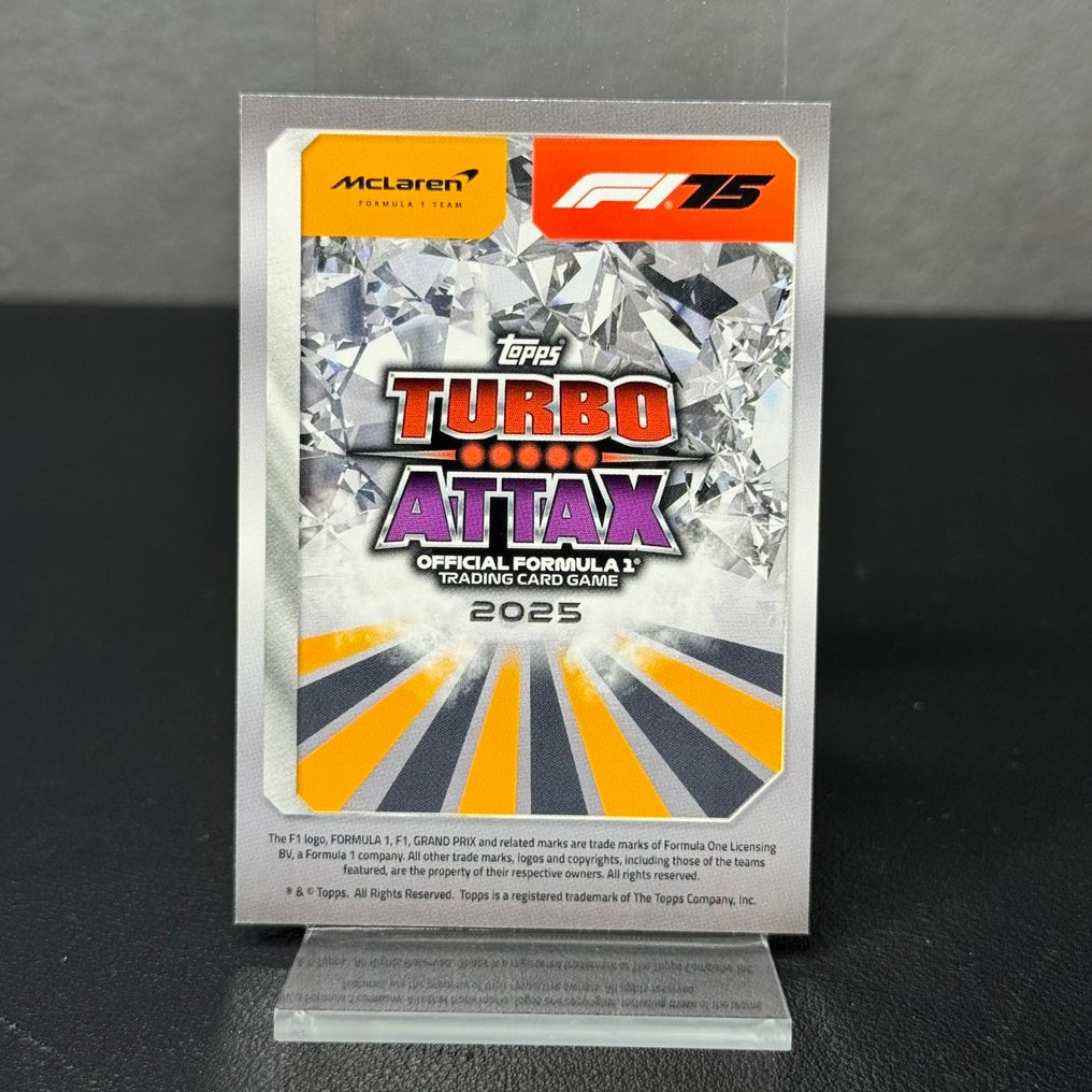 麥拿侖車隊 - Topps 148 Sprint Superstar Signed - Lando Norris - 2025 - 交易卡  #4.3