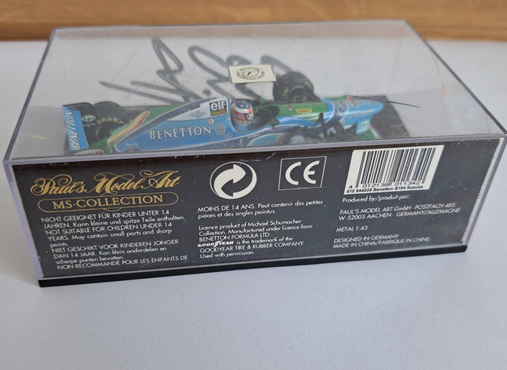 Paul's Model Art 1:64 - Model car - Formula 1 - Benetton Ford B 194 - Michael Schumacher #4.3