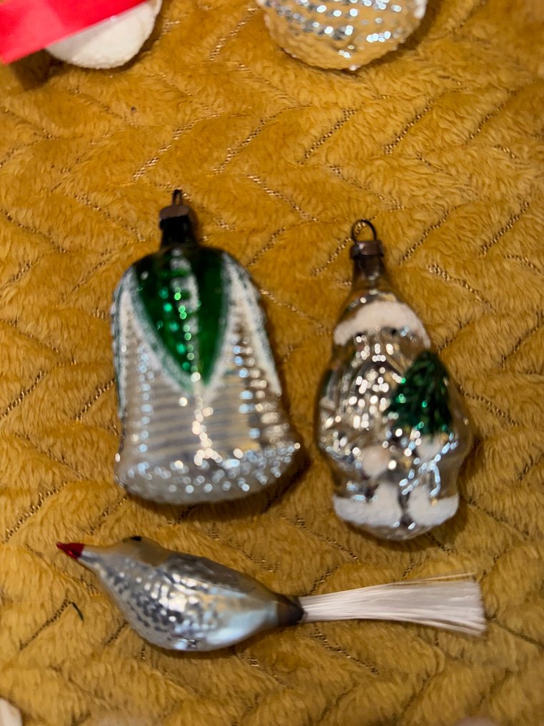 圣诞小饰品 (60) - 玻璃 - 复古的圣诞球 #4.3